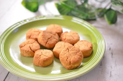 【米粉のクッキー】バター・卵不使用で子供でも作れる簡単レシピ。
