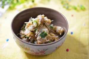 里芋のジャコねぎバター 子供が喜ぶおかずがレンジで簡単 ふうらぼ